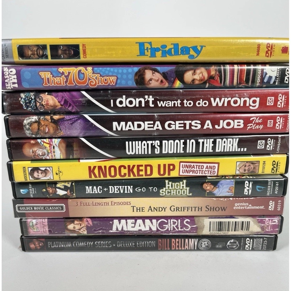 DVD Movie Film Lot of 10 - Genre - Comedy Love Romance Relationship RomCom Drama